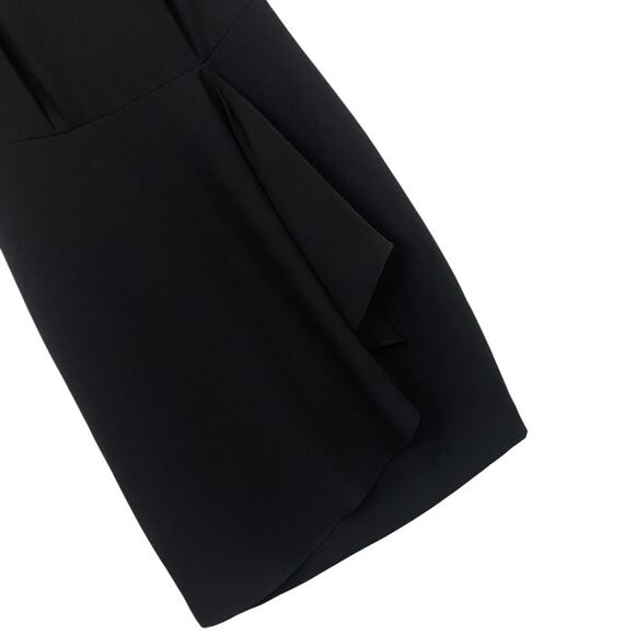 Talbots Petites Black A-Line V-Neck Dress - Picture 3 of 6